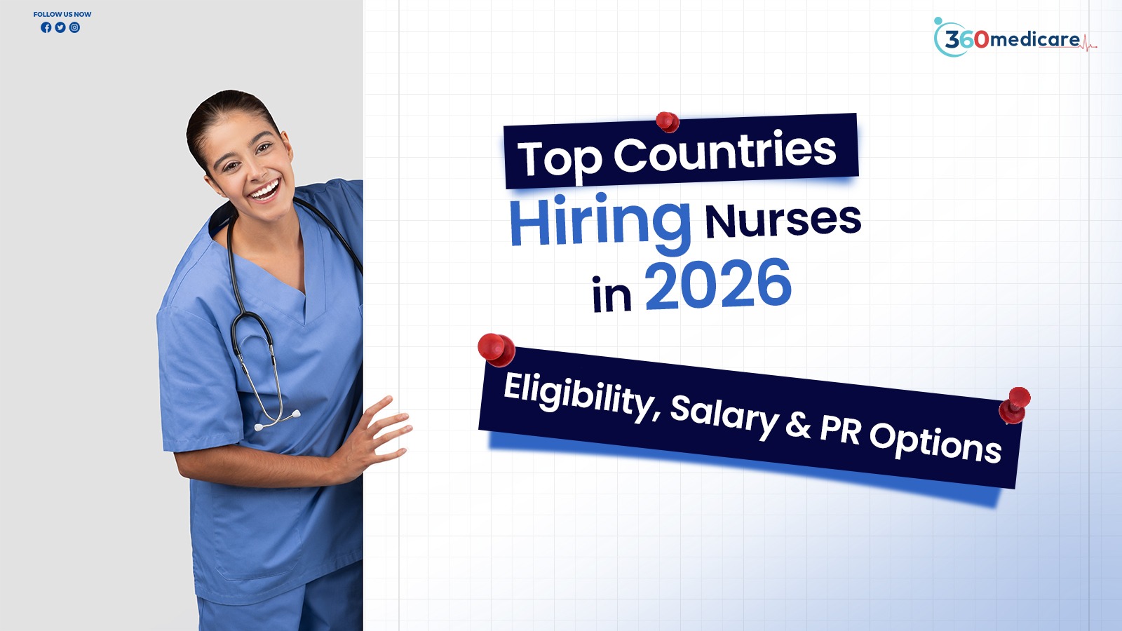 You are currently viewing Top Countries Hiring Nurses in 2026: Eligibility, Salary & PR Options